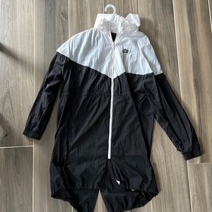 Nike windbreaker- knee length.